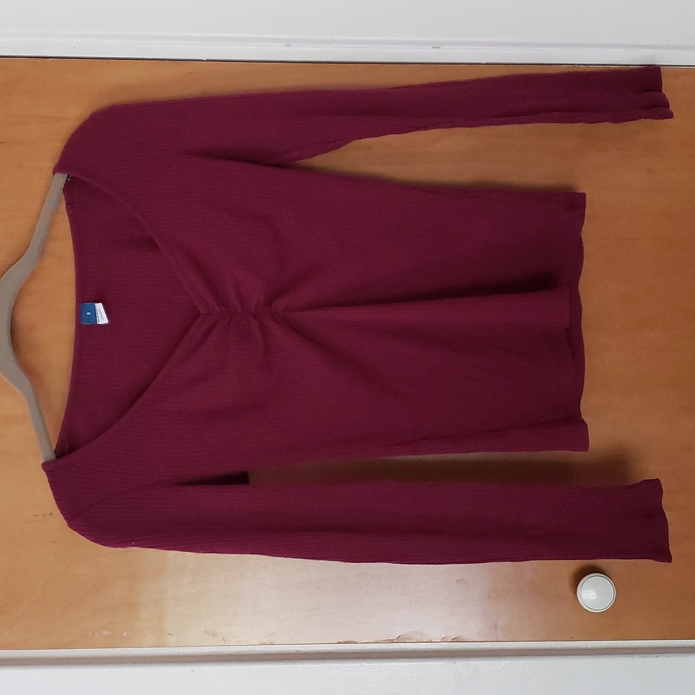 Old Navy Wine Long Sleeve